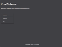 Tablet Screenshot of premwells.com